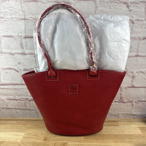 Dooney & Bourke Andie Tote-Red color-NWT Comes With Carry Bag - Picture 1 of 10